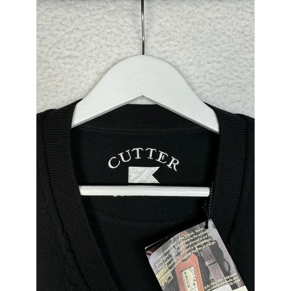 NEW - CUTTER & BUCK CHICAGO BLACKHAWKS ALUMNI Cotton Vest - Men's Medium